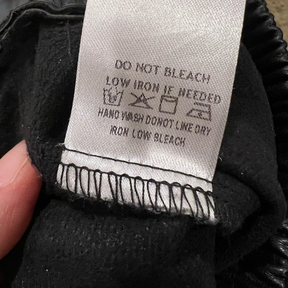 Bohme Sahara Vegan Faux Leather Women’s Black Jogger Pants Size Medium - Picture 11 of 15